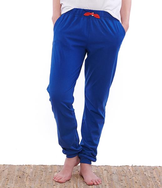 Pantalon Saint-Tropez bleu uni