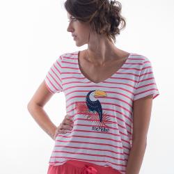 Pyjama Mustly Toucan Corail